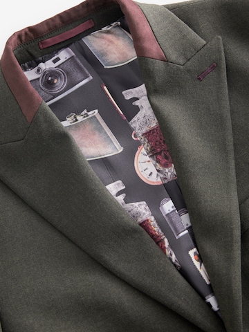 Coupe slim Veste de costume Next en vert