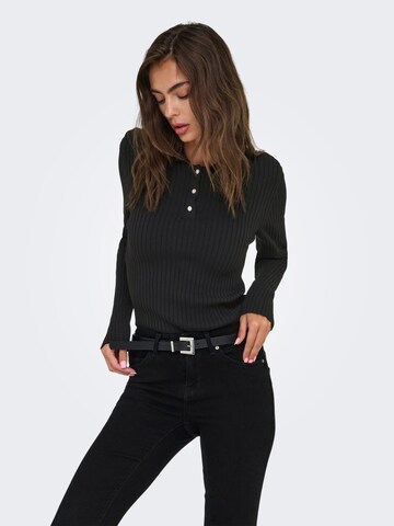 ONLY Tricot 'Elisa' in Zwart: voorkant