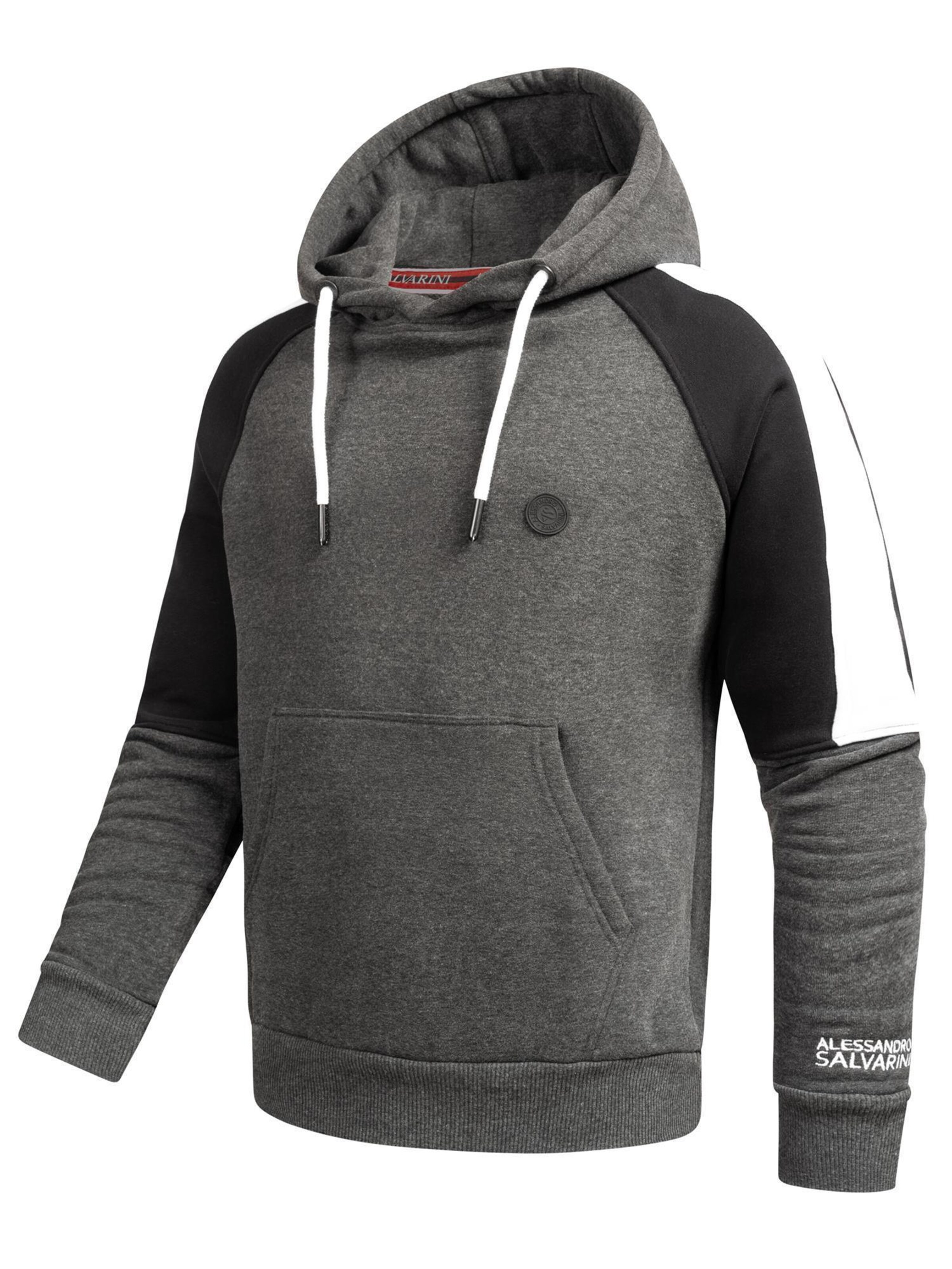 Alessandro Salvarini Hoodie ' ASFelippe ' in Grau