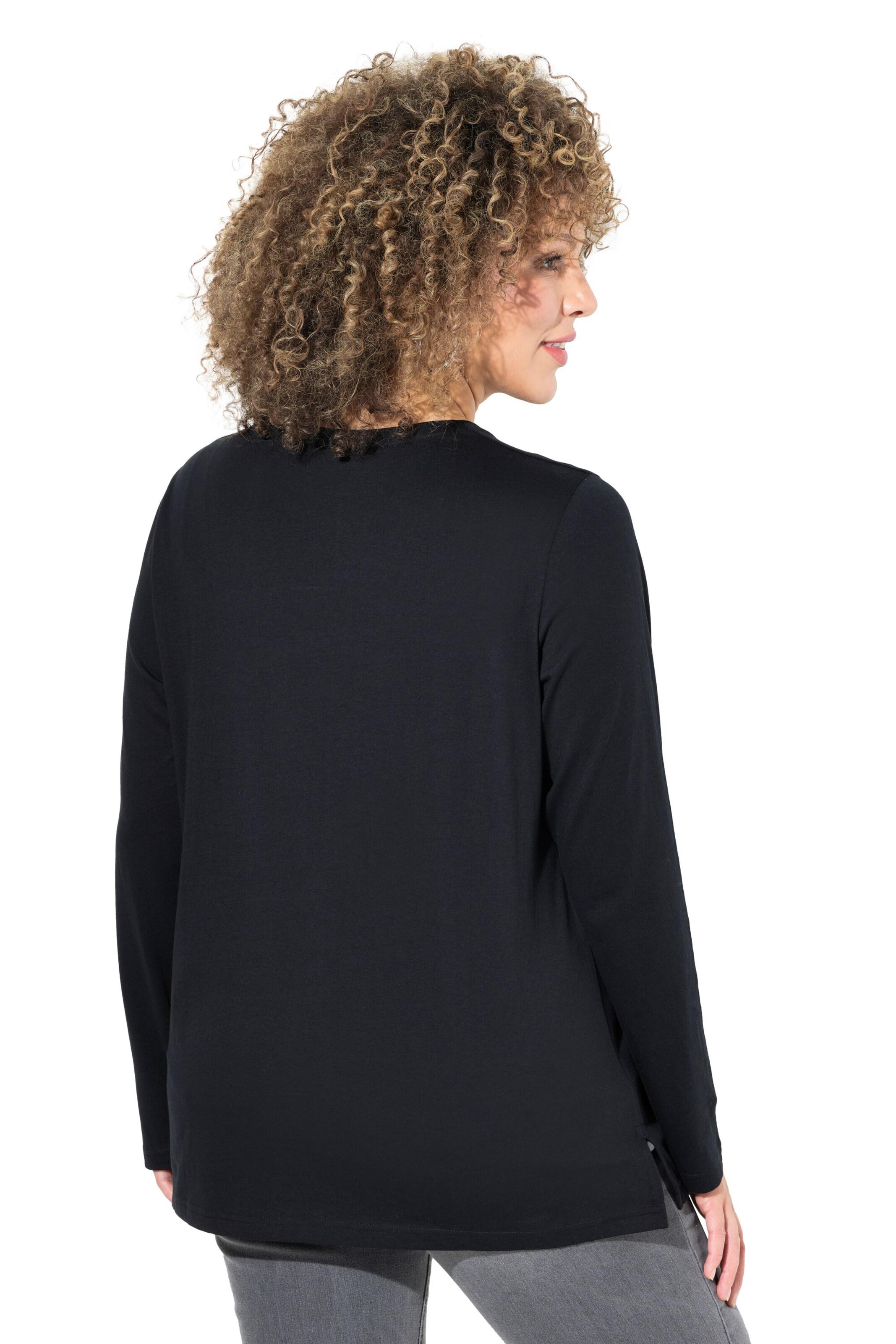 T-shirt Ulla Popken en noir