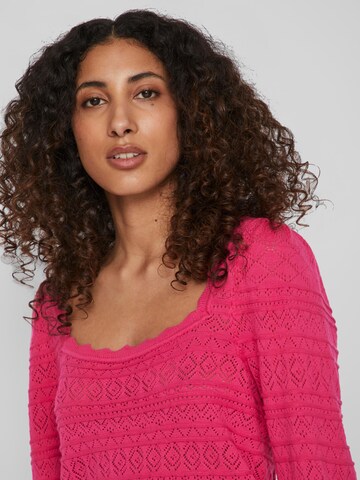 VILA Sweater 'AUGUSTA' in Pink