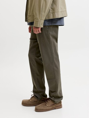 JACK & JONESregular Chino hlače 'JPSTOllie' - zelena boja