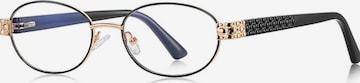 VEYREY Sonnenbrille 'Parting' in Schwarz: Vorderseite
