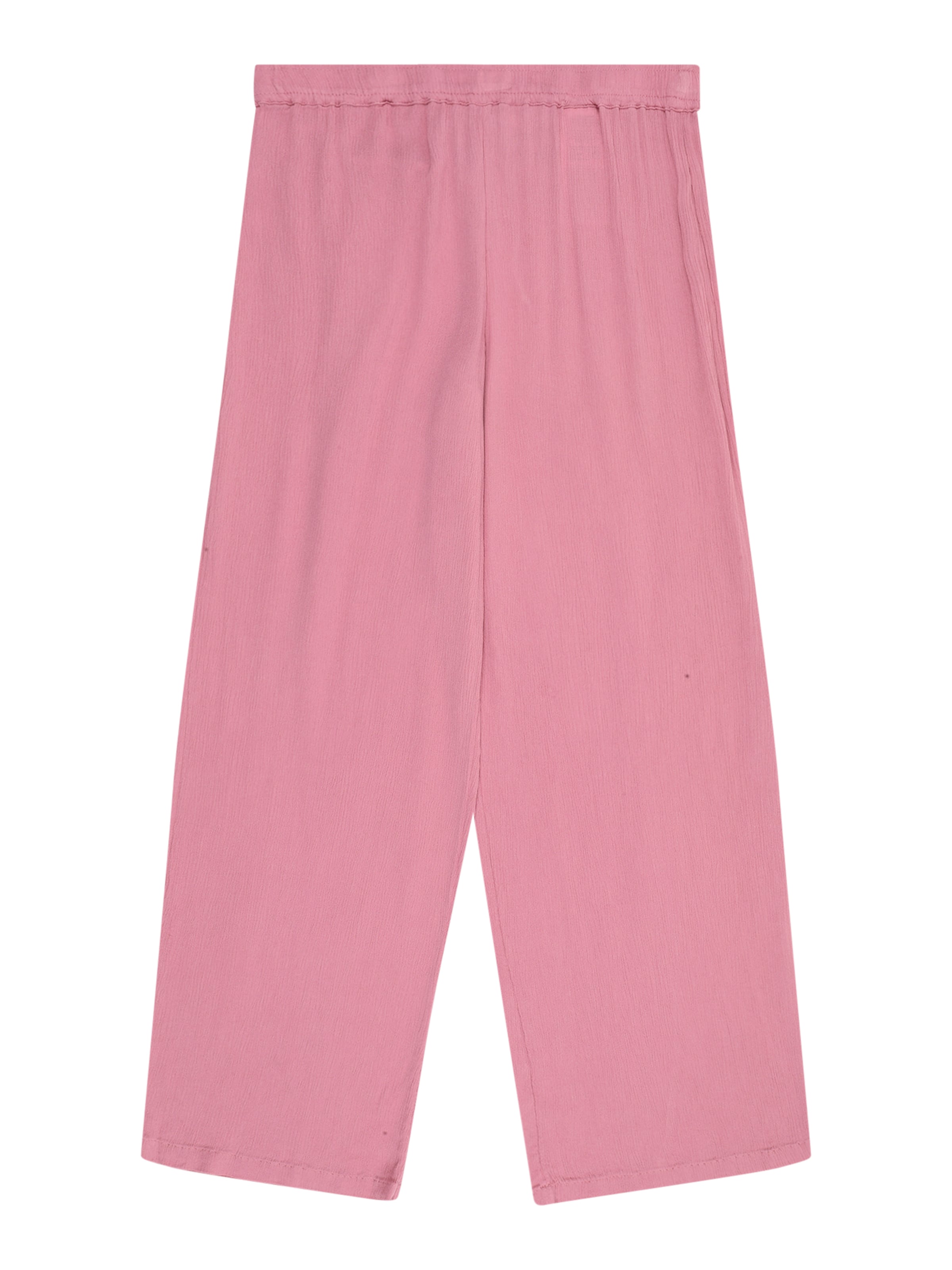 ONLY GIRLS - Perna larga Calças 'KOGCORNELIA' em rosa: frente