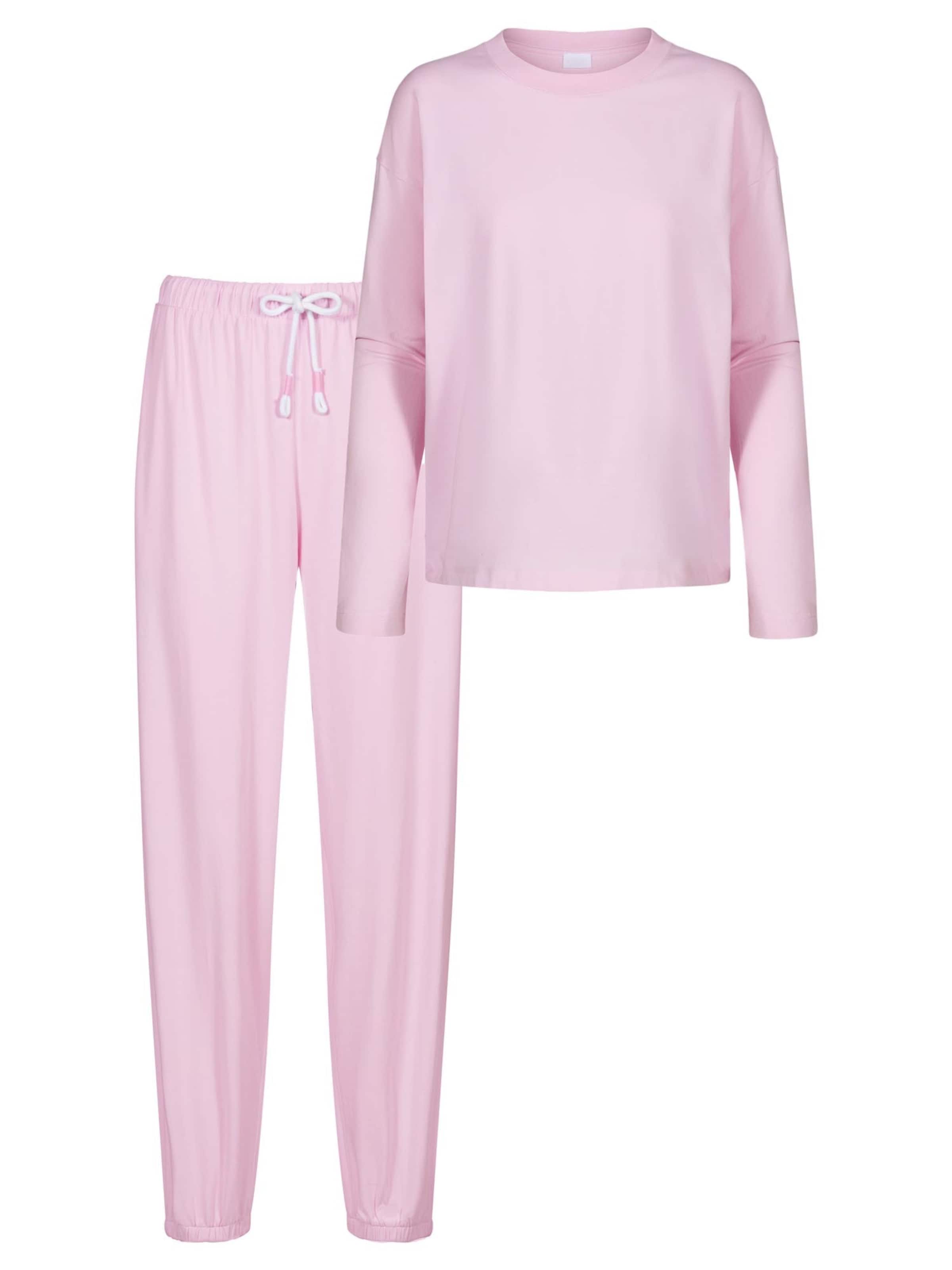 Mey Pyjama 'Solid Love' in Pink: Vorderseite