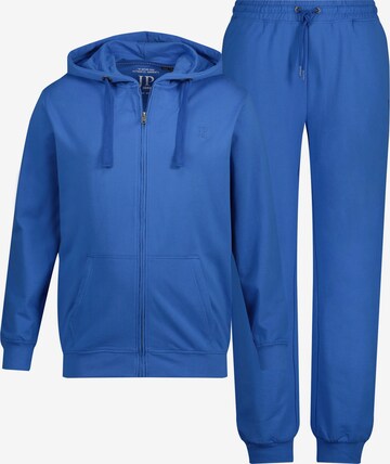 JP1880 Joggingpak in Blauw: voorkant