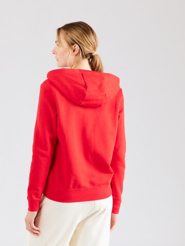 Nike Sportswear Sweat jacket 'Club Fleece' in Red