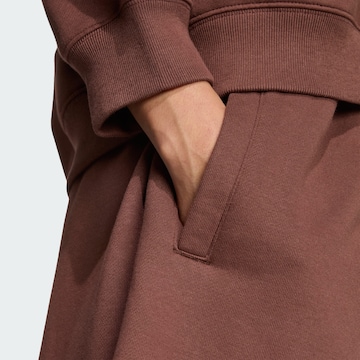 Wide Leg Pantalon 'Essentials' ADIDAS ORIGINALS en marron