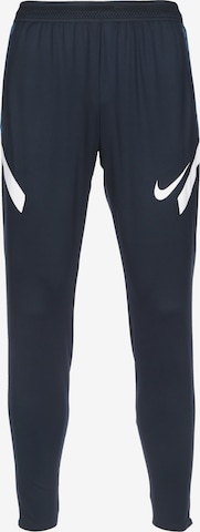 Coupe slim Pantalon de sport 'Strike' NIKE en bleu : devant