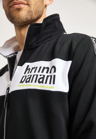 BRUNO BANANI Zip-Up Hoodie 'Owens' in Black