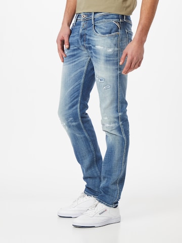 REPLAY Regular Jeans 'Anbas' in Blauw: voorkant