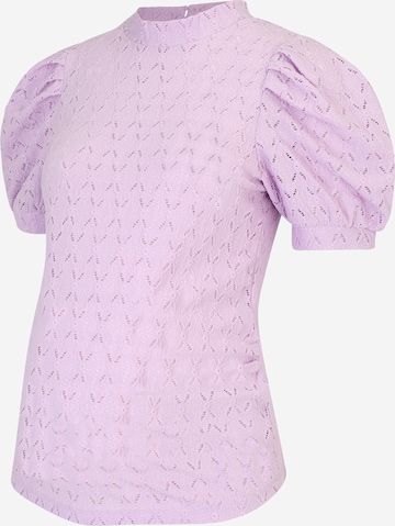 Pieces Maternity Shirt 'CHRISTY' in Purple: front