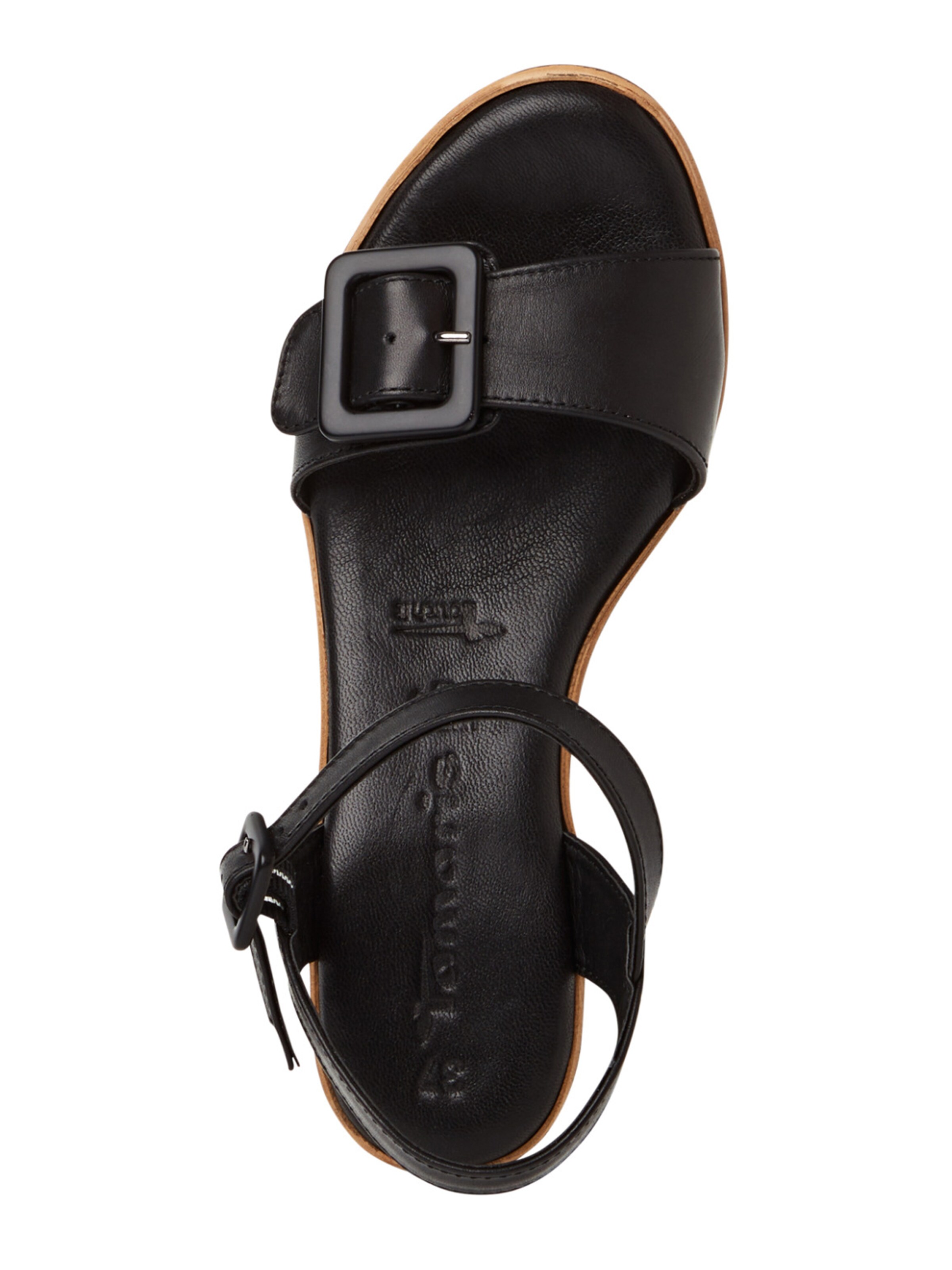 Sandalo di Tamaris in nero