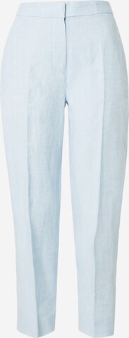Banana Republic Tapered Pleated Pants in Blue: front