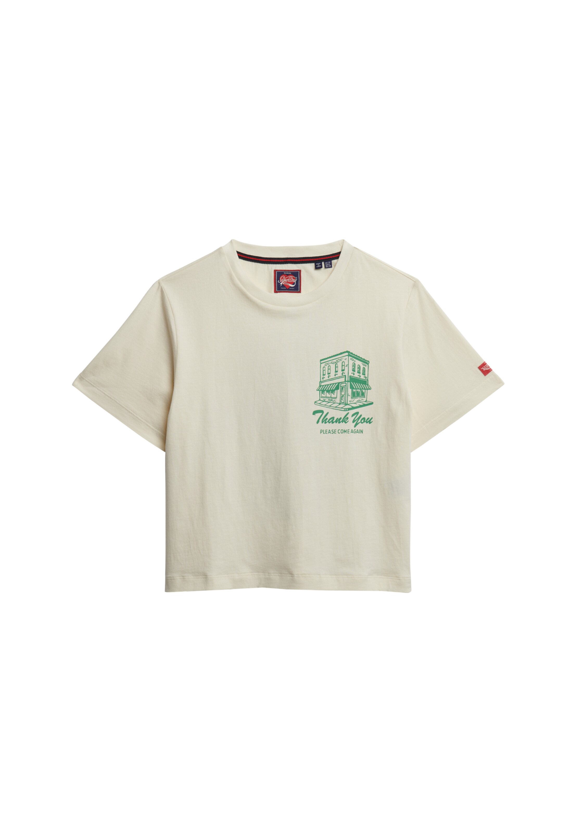 Superdry & Co Shirt 'Roadside Trade' in White: front