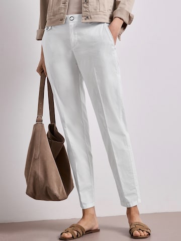 STREET ONE Alt kitsenev Püksid, värv valge: eest vaates