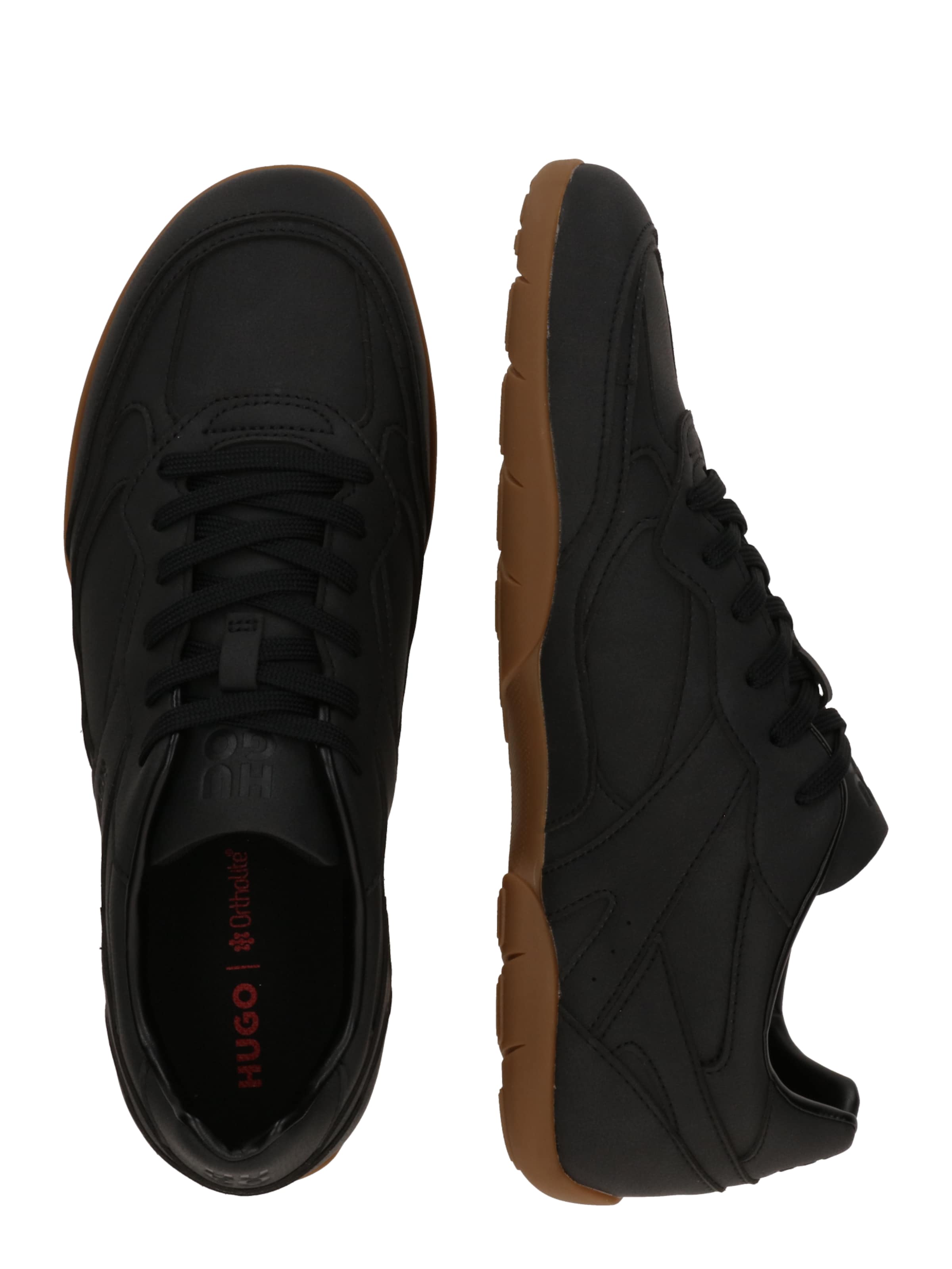 HUGO Platform trainers 'Keeston' in Black