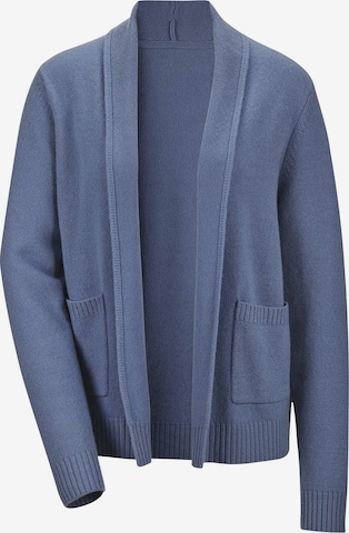 MADELEINE Strickjacke in Blau: Vorderseite