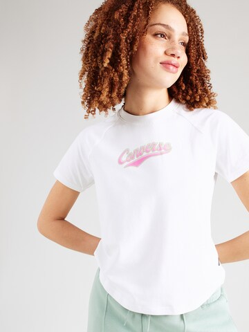 CONVERSE - Camiseta en blanco: frente