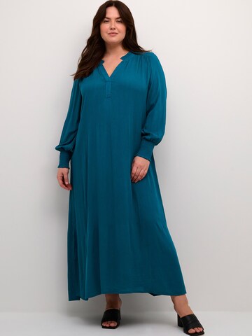 Robe 'Miriam' KAFFE CURVE en bleu