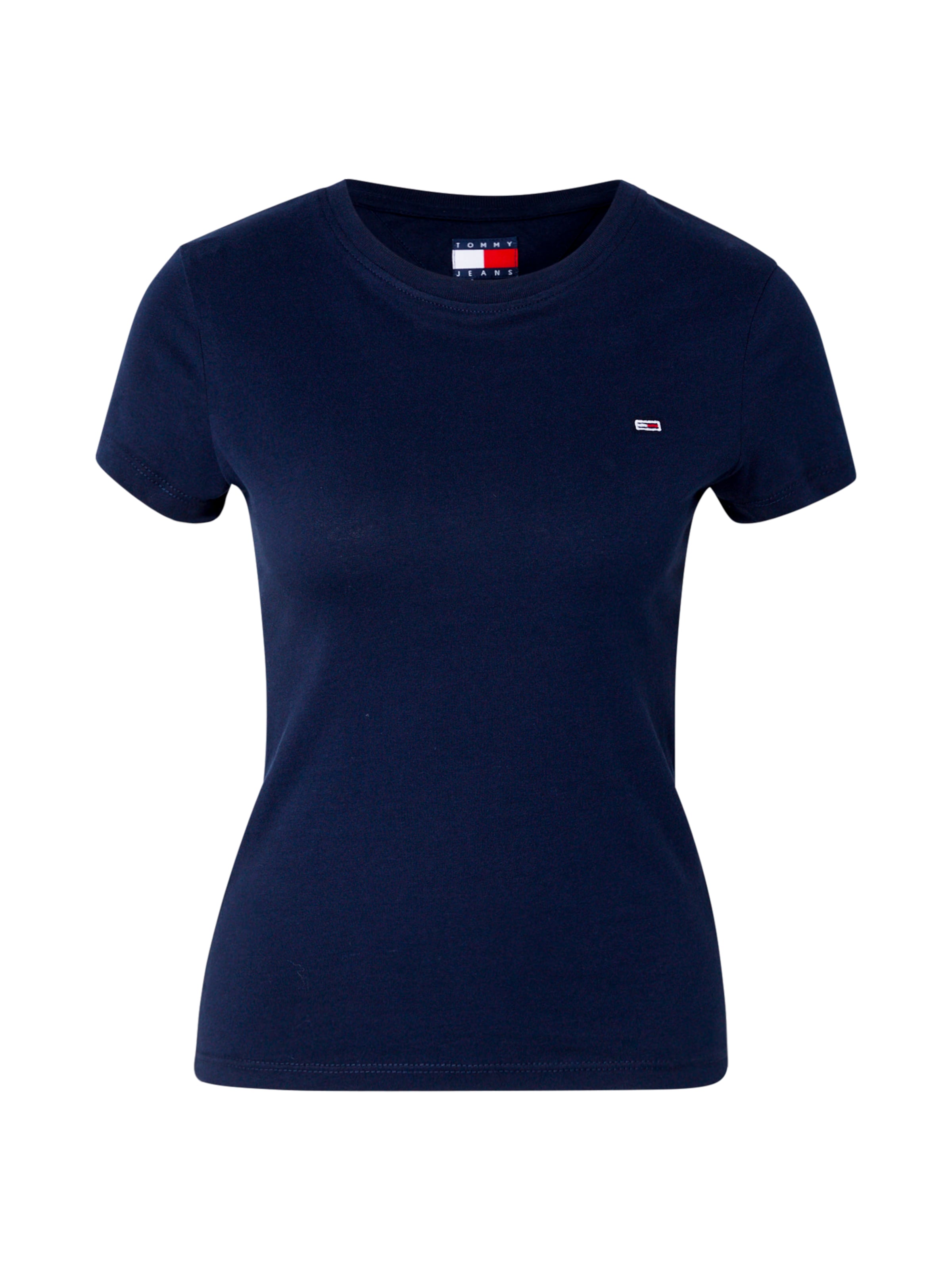 T-shirt Tommy Jeans en bleu : devant