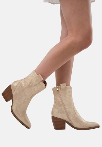 Salinyang Comwboystøvler i guld