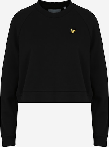 Lyle & Scott Sweatshirt in Zwart: voorkant