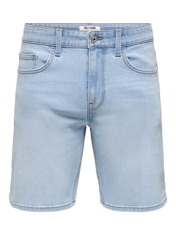 regular Jeans 'ONSWEFT' di Only & Sons in blu: frontale