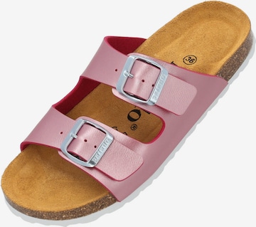 Palado Sandals 'Korfu ' in Pink: front