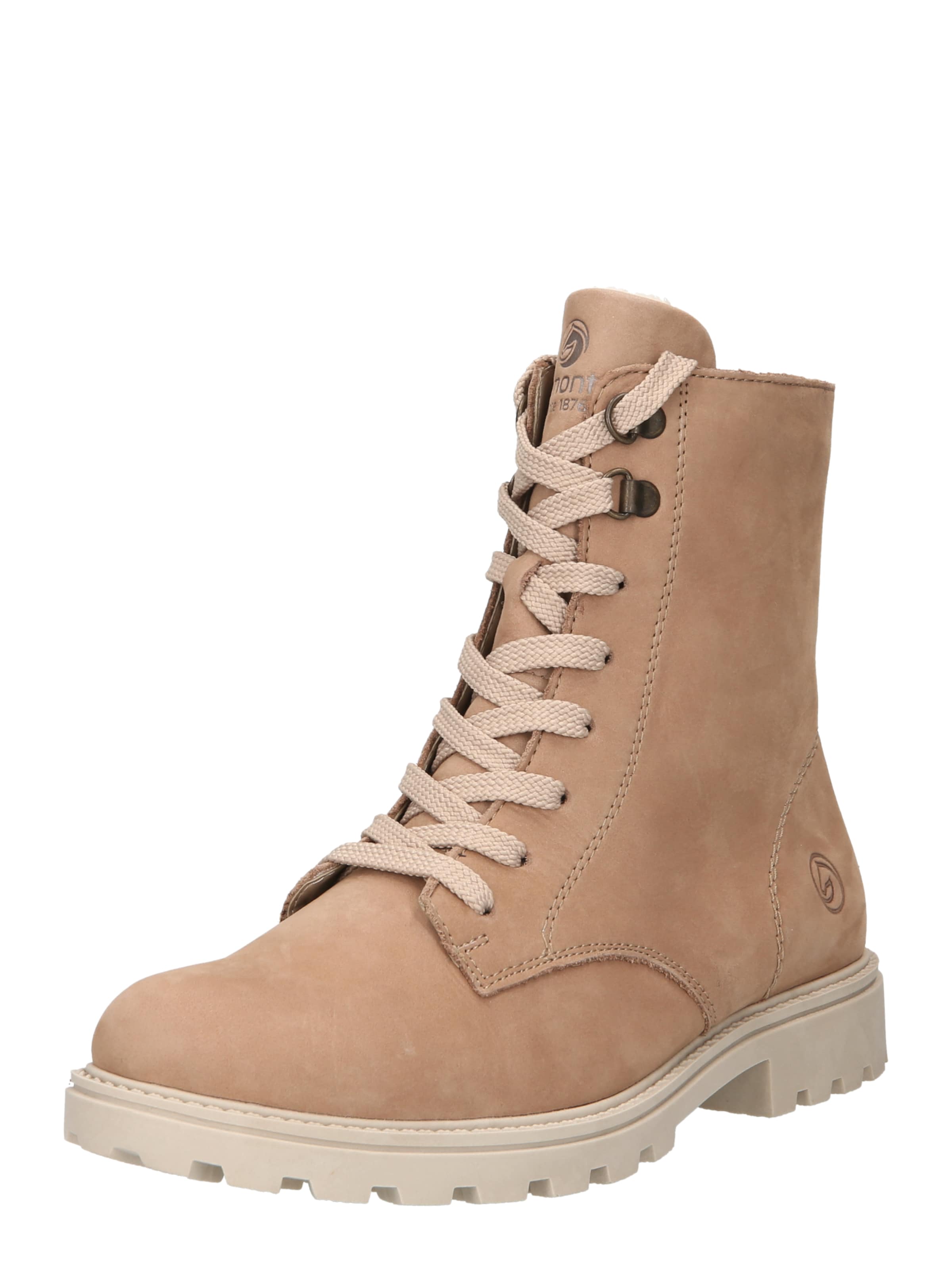 REMONTE Veterlaarsjes in Beige: voorkant