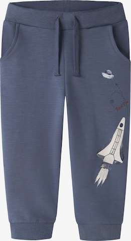 Effilé Pantalon NAME IT en bleu : devant
