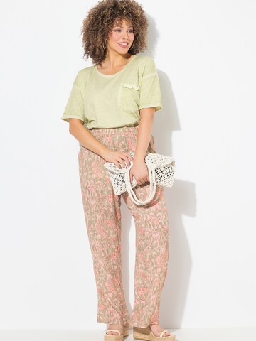Ulla Popken Loosefit Broek in Groen