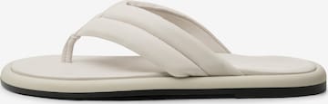 Shoe The Bear T-Bar Sandals ' THONG ' in White