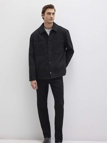 Mavi Comfort fit Button Up Shirt in Black