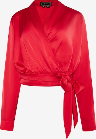 faina Blouse in Rood: voorkant