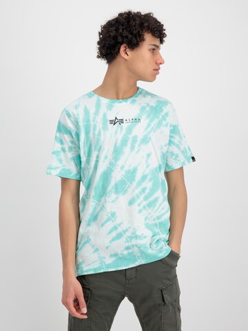 Tricou de la ALPHA INDUSTRIES pe verde: față