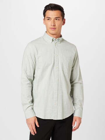 minimum Regular fit Overhemd 'Jay' in Groen: voorkant
