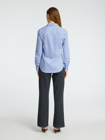 SELECTED Blouse 'SLFROMIE' in Blauw