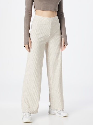 ONLY Wide leg Broek 'Nella' in Grijs: voorkant