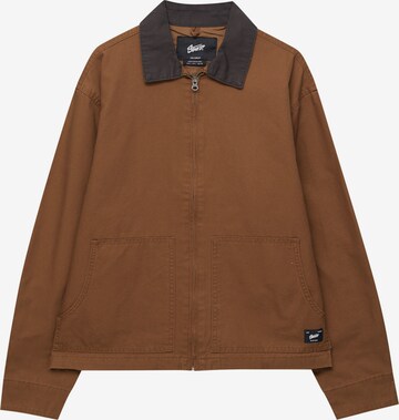 Pull&Bear Between-Season Jacket in Brown: front