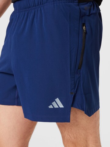 ADIDAS PERFORMANCE Regularen Športne hlače | modra barva