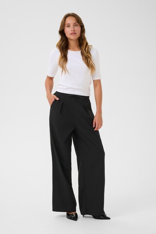 Kaffe Regular Hose 'Lauren ' in Schwarz