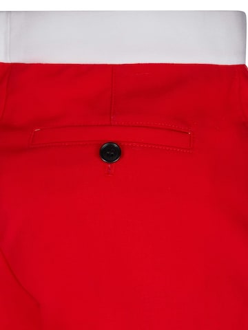 BURBERRY Regular Pants in Red