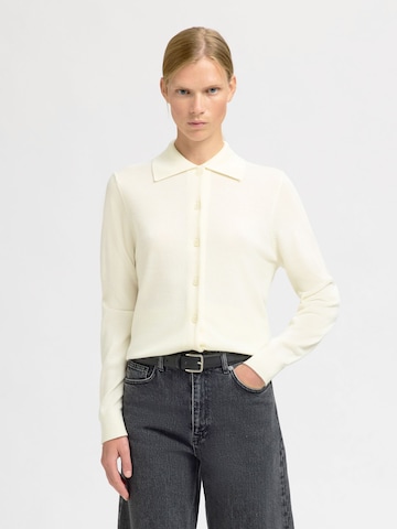 SELECTED Cardigan 'SLFThea' i grå: forside