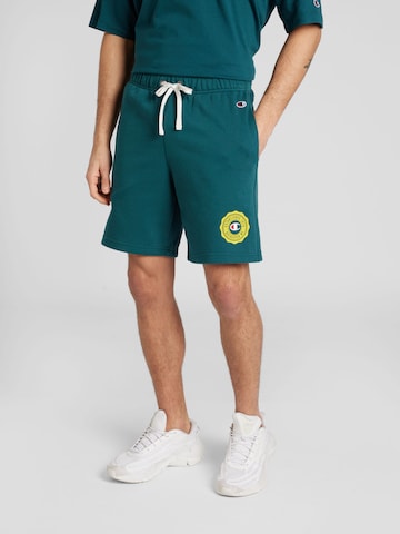 Champion Authentic Athletic Apparel - Regular Calças em verde: frente