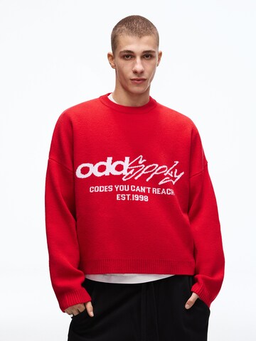 Pullover di Bershka in rosso: frontale