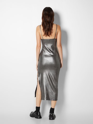 Bershka Dress in Silver