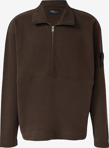 Sweat-shirt s.Oliver en marron : devant
