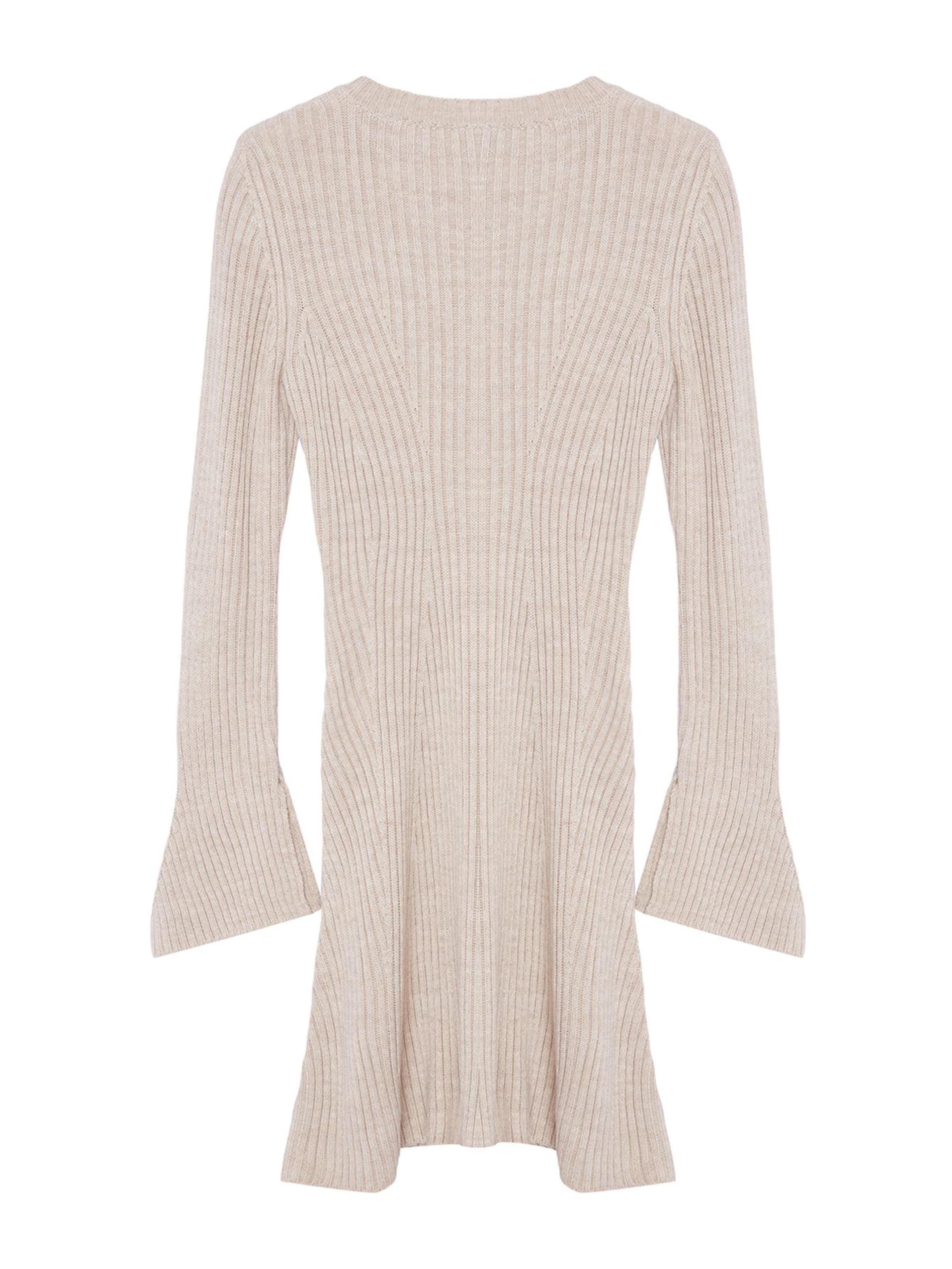 Trendyol Трикотажное платье в Серый