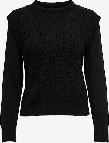 Pull-over 'Birch' ONLY en noir : devant